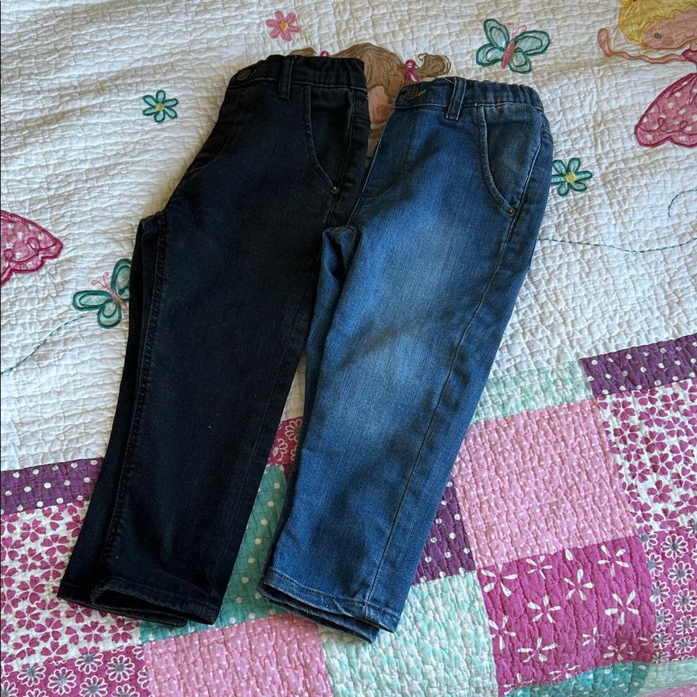 Zara Kids Denim and Black Jeans bundle